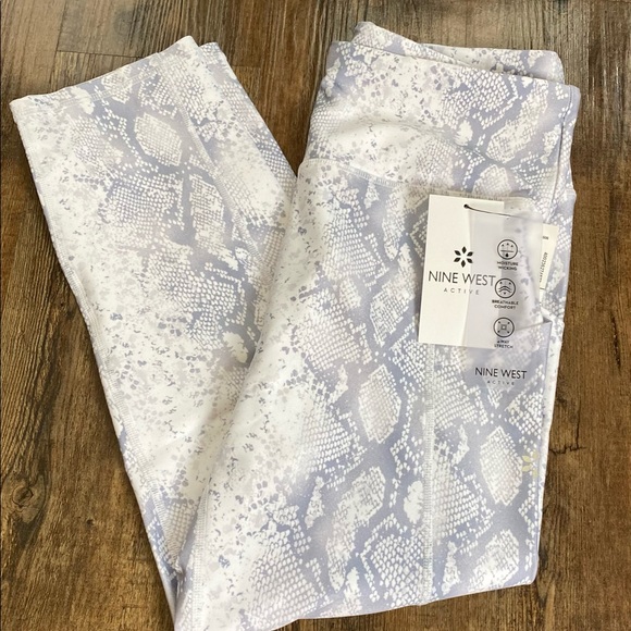 Nine West Active Leggins con bolsillos Absorción de humedad talla M - Picture 2 of 6